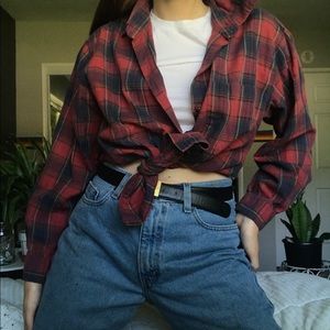 L.L. Bean Red flannel